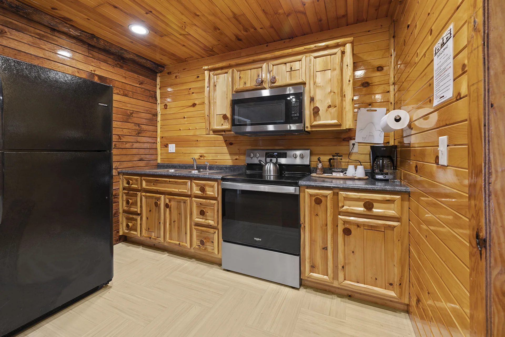 cabin kitchen
